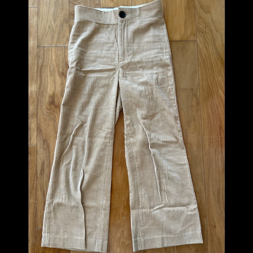Zara corduroy brown pants